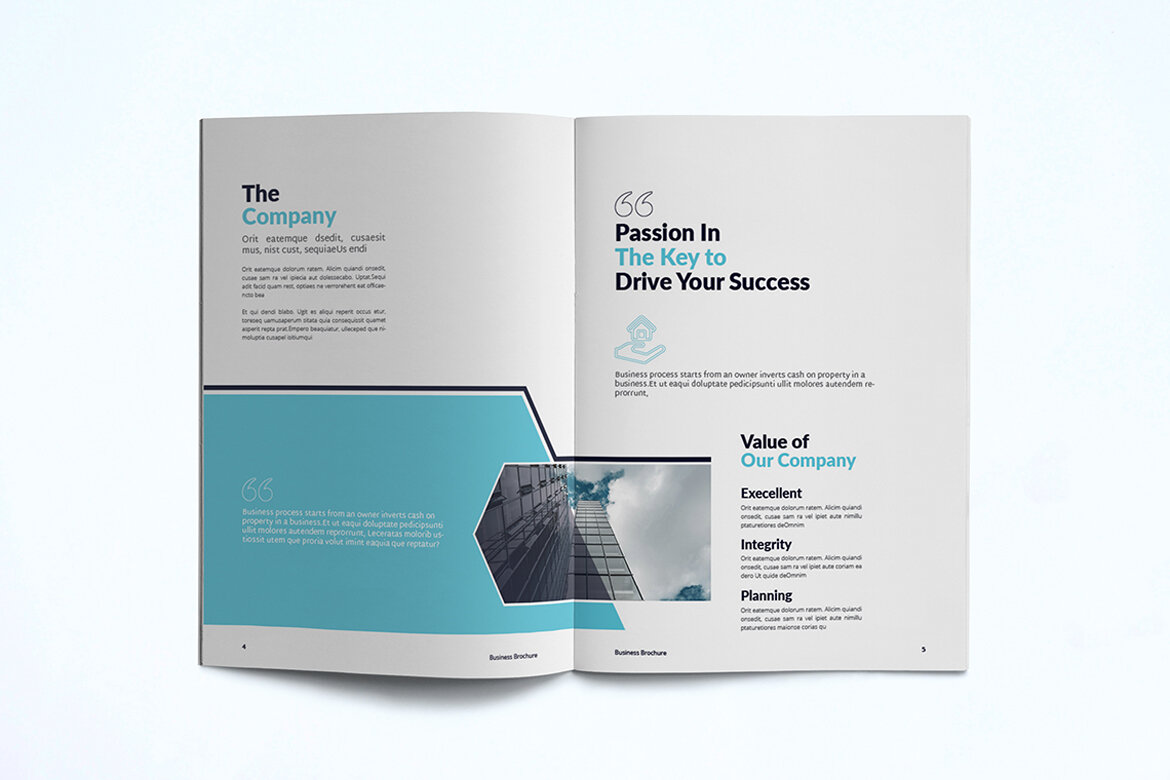 Company Profile FREE Template - view 4