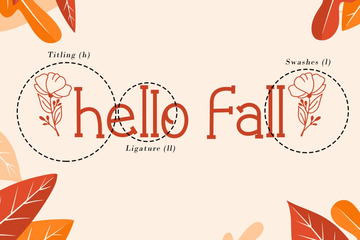 Flower Park FREE Font - view 9