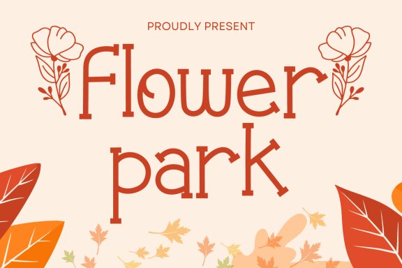 Flower Park FREE Font
