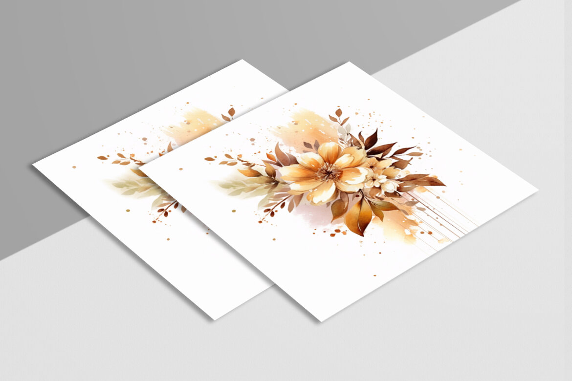 6 Free Watercolor Floral Flower Bouquet - view 6