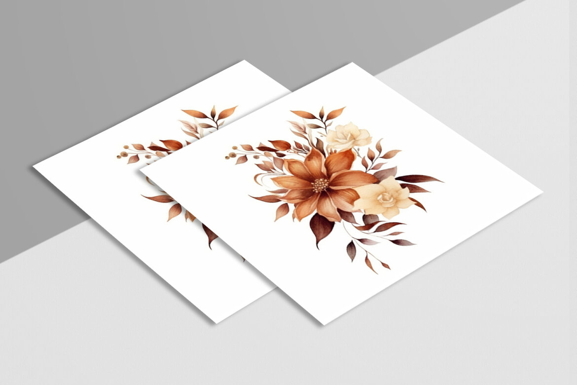 6 Free Watercolor Floral Flower Bouquet - view 3