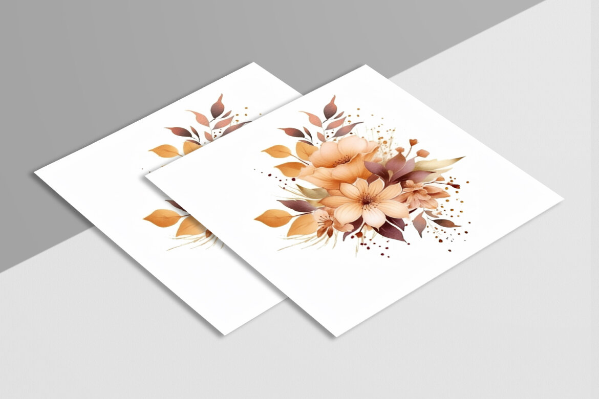 6 Free Watercolor Floral Flower Bouquet - view 4