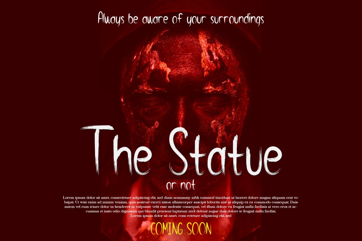 Darkness Souls | Free Horror Font - view 3