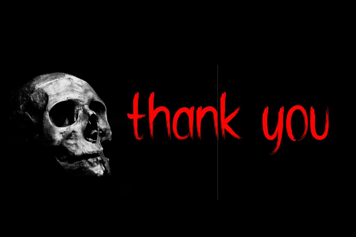 Darkness Souls | Free Horror Font - view 6