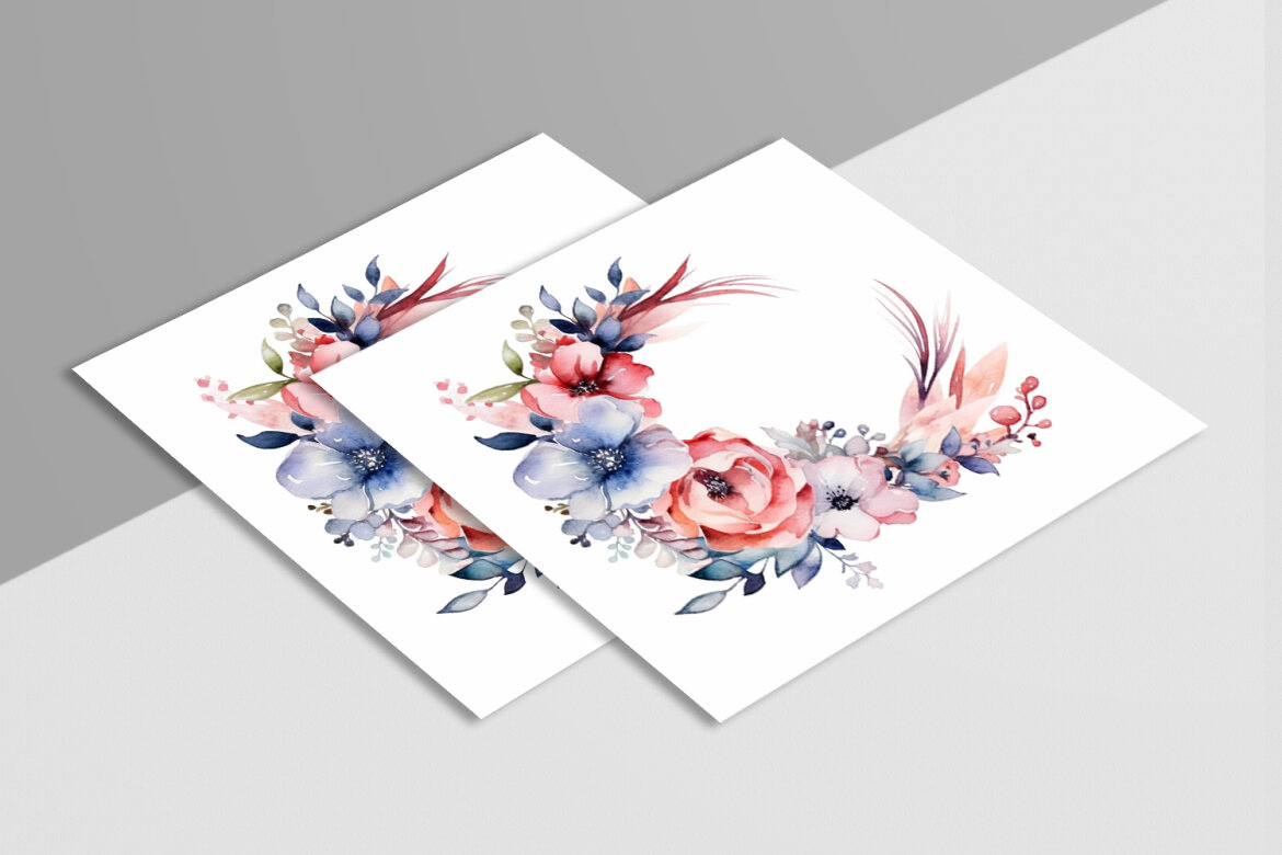 Flower Sublimation FREE Floral Clipart - view 6