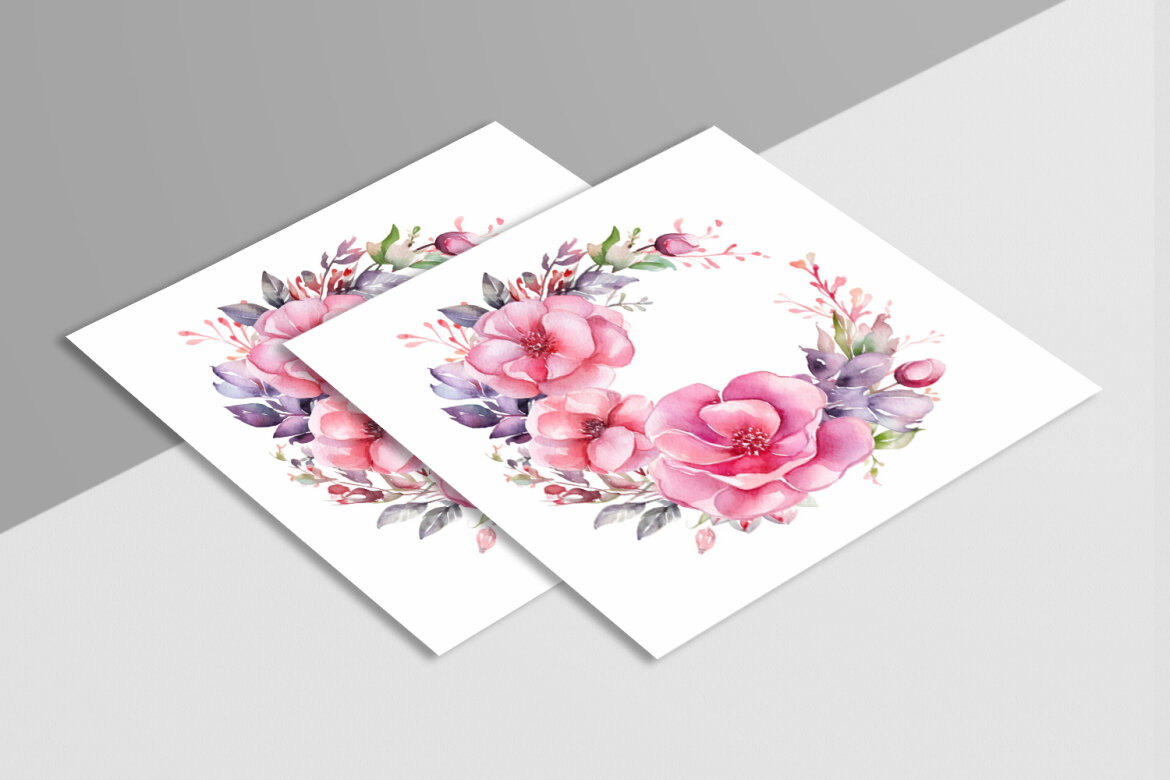 Flower Sublimation FREE Floral Clipart alternate