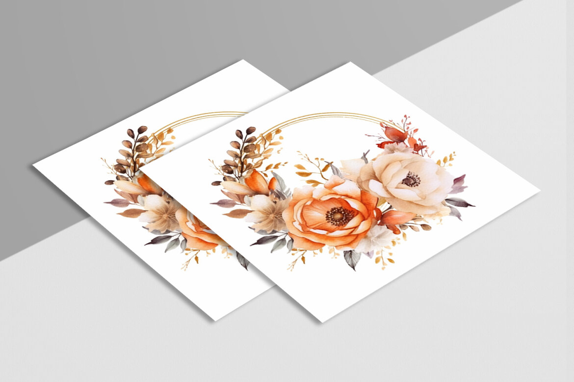Watercolor Floral Flower Free Clipart - view 4