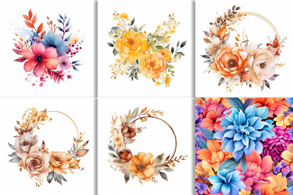 Watercolor Floral Flower Free Clipart