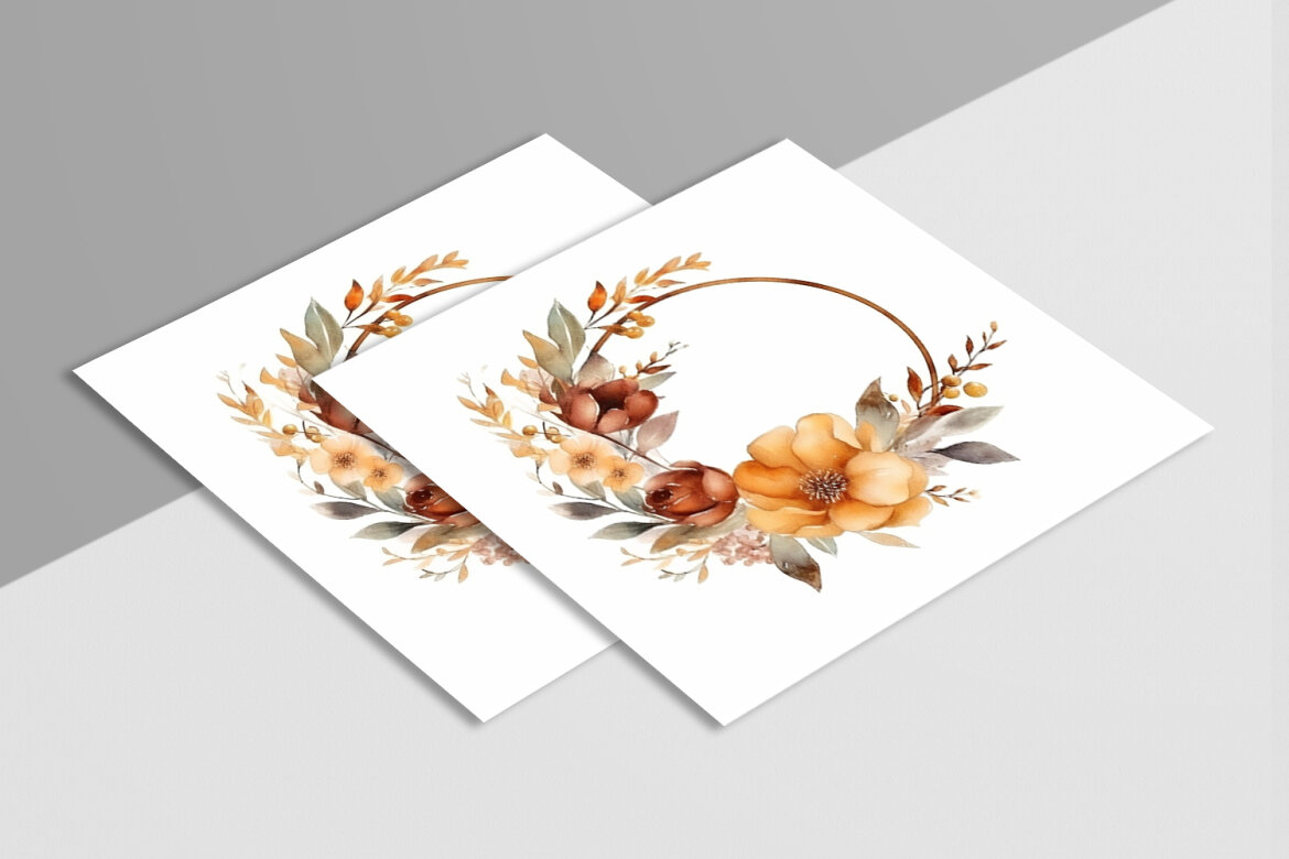 Watercolor Floral Flower Free Clipart - view 5