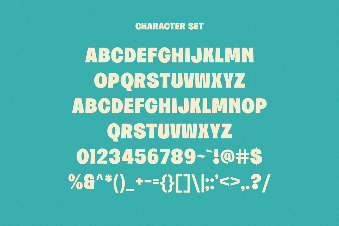 Nutre FREE Display Font - view 6