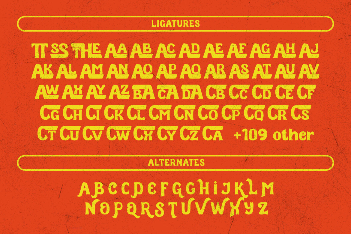 Lakuna - Vintage FREE Font - view 2