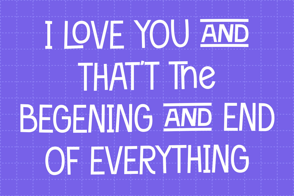 Skinny Love - Cute FREE Font - view 4