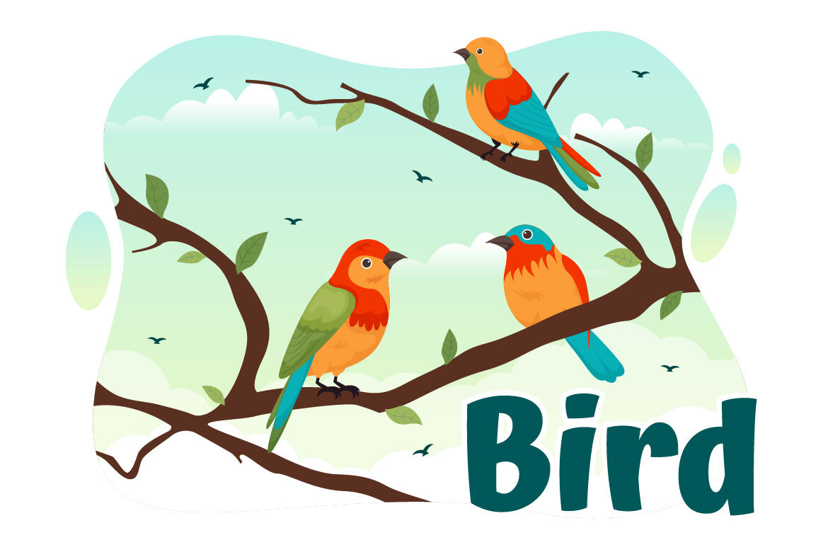 11 Bird Animal Vector FREE Illustration - view 4