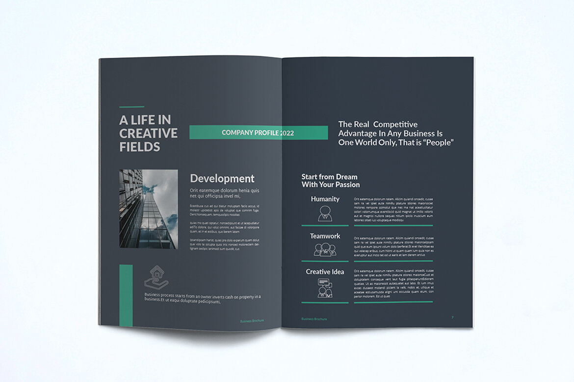 Company Profile FREE Template - view 5