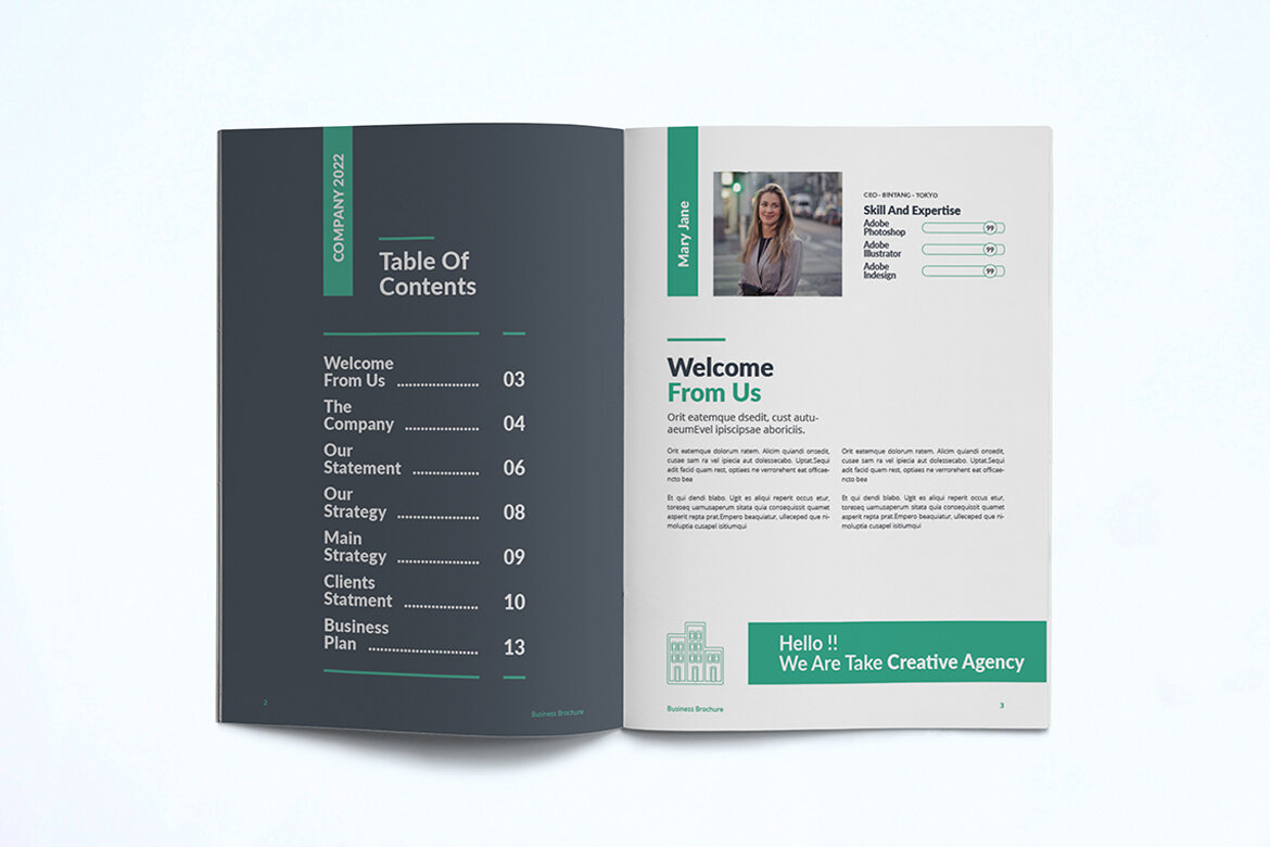 Company Profile FREE Template - view 3