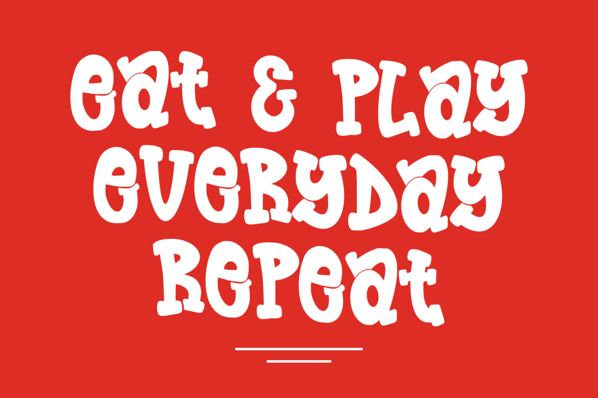 Rib Cawmy Playful FREE Font - view 3