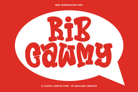 Rib Cawmy Playful FREE Font