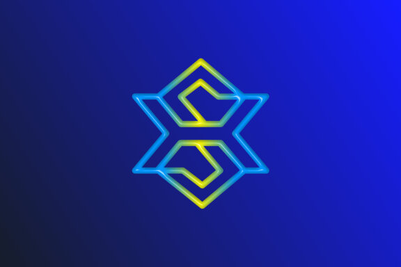 XS SX monogram rounded