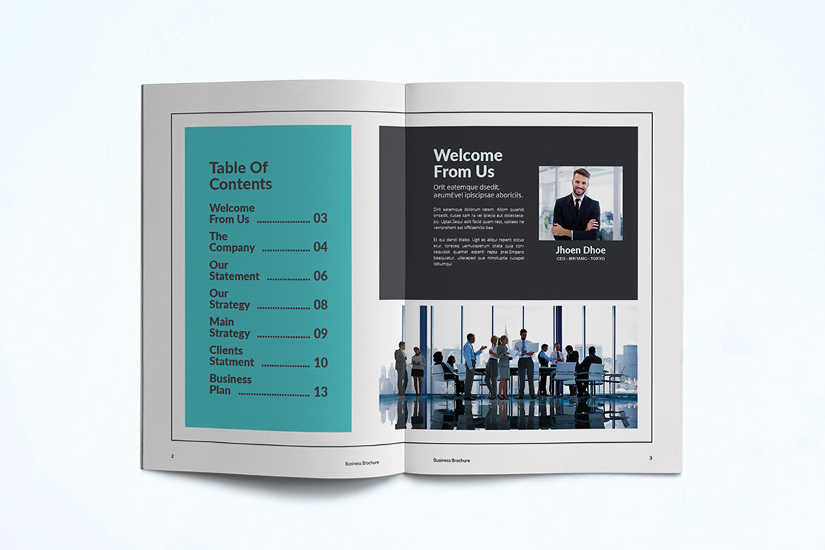 Company Profile FREE Template - view 3