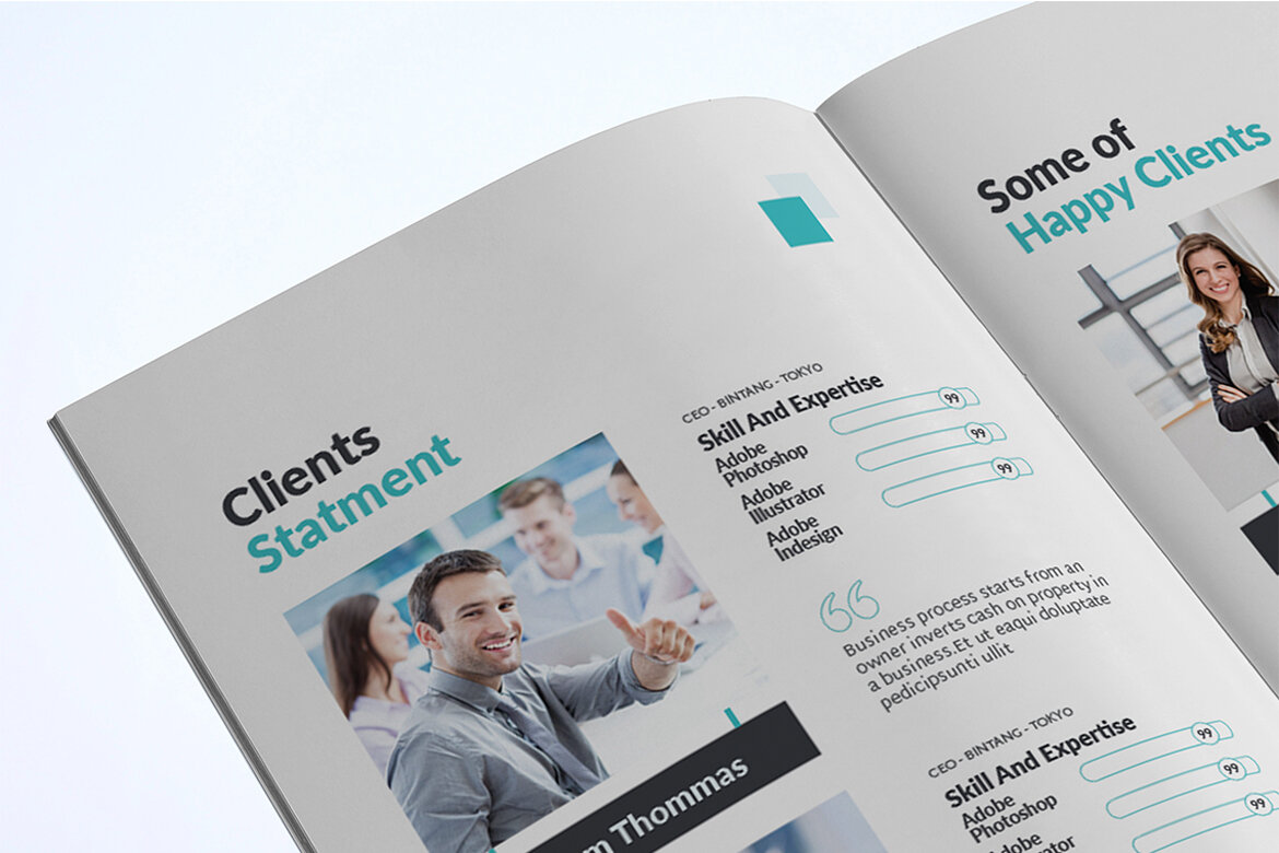 Company Profile FREE Template - view 9