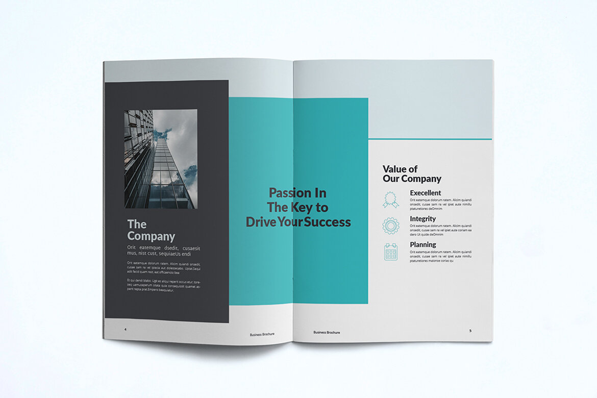 Company Profile FREE Template - view 4