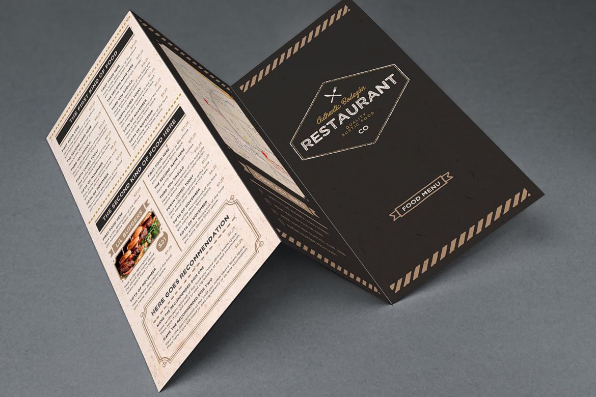 The Rustic Menu Template - view 3