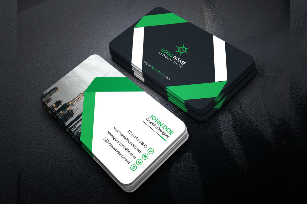 FREE Business Card Design Template - view 4