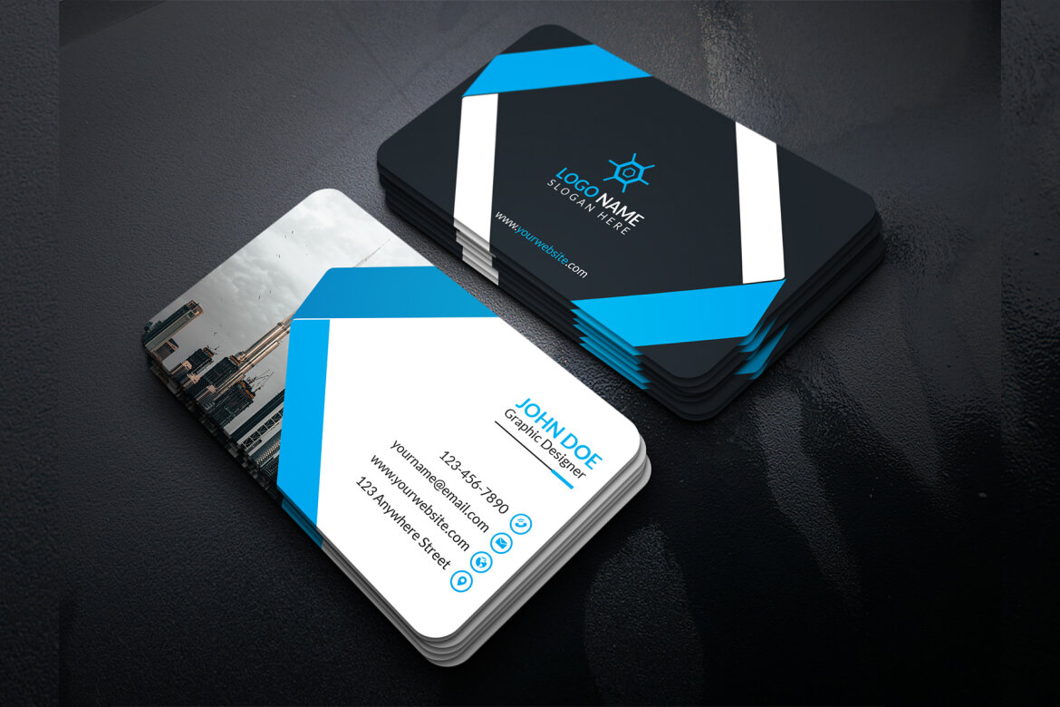 FREE Business Card Design Template - view 3