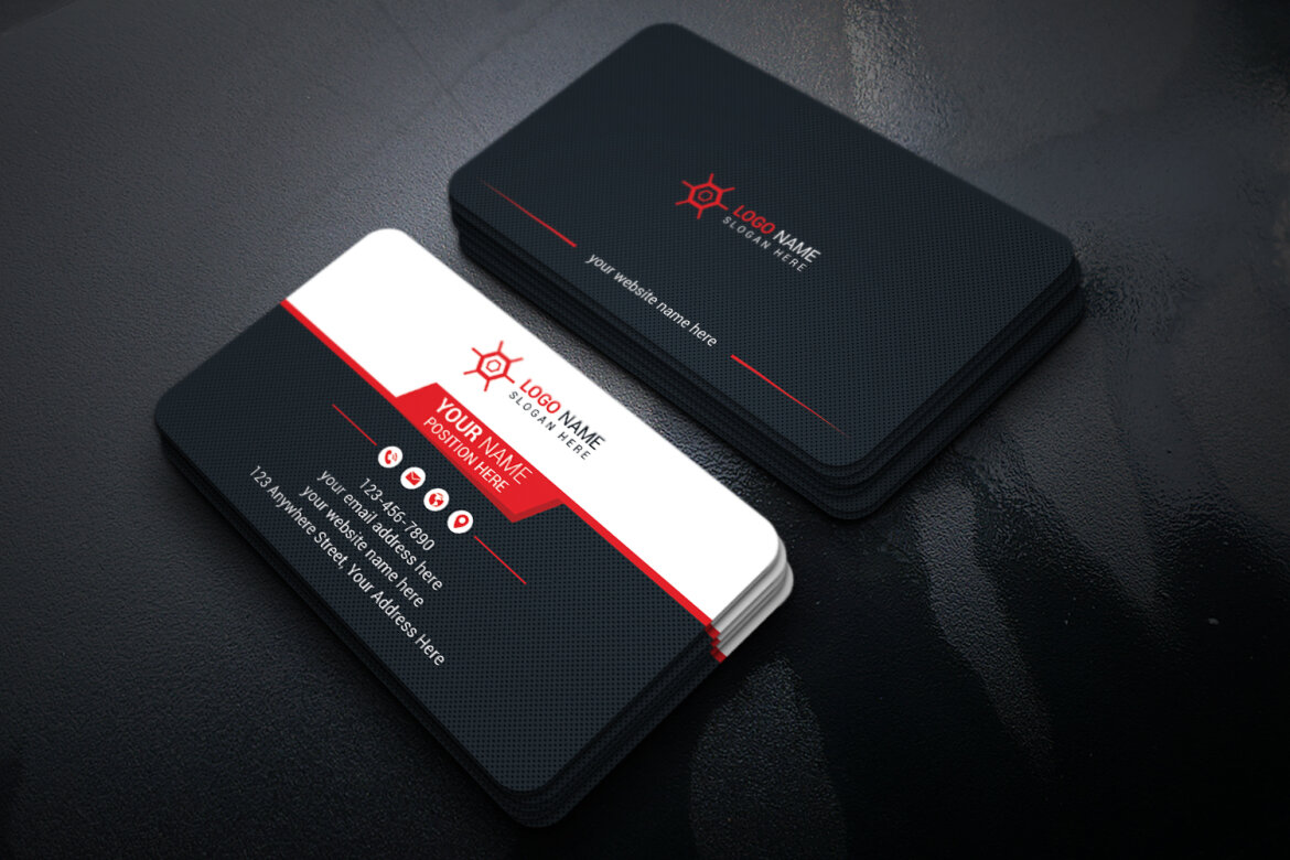 FREE Business Card Design Template - view 2