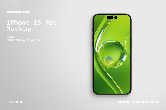 iPhone 15 Pro FREE Mockup