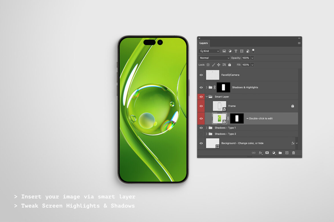 iPhone 15 Pro FREE Mockup alt