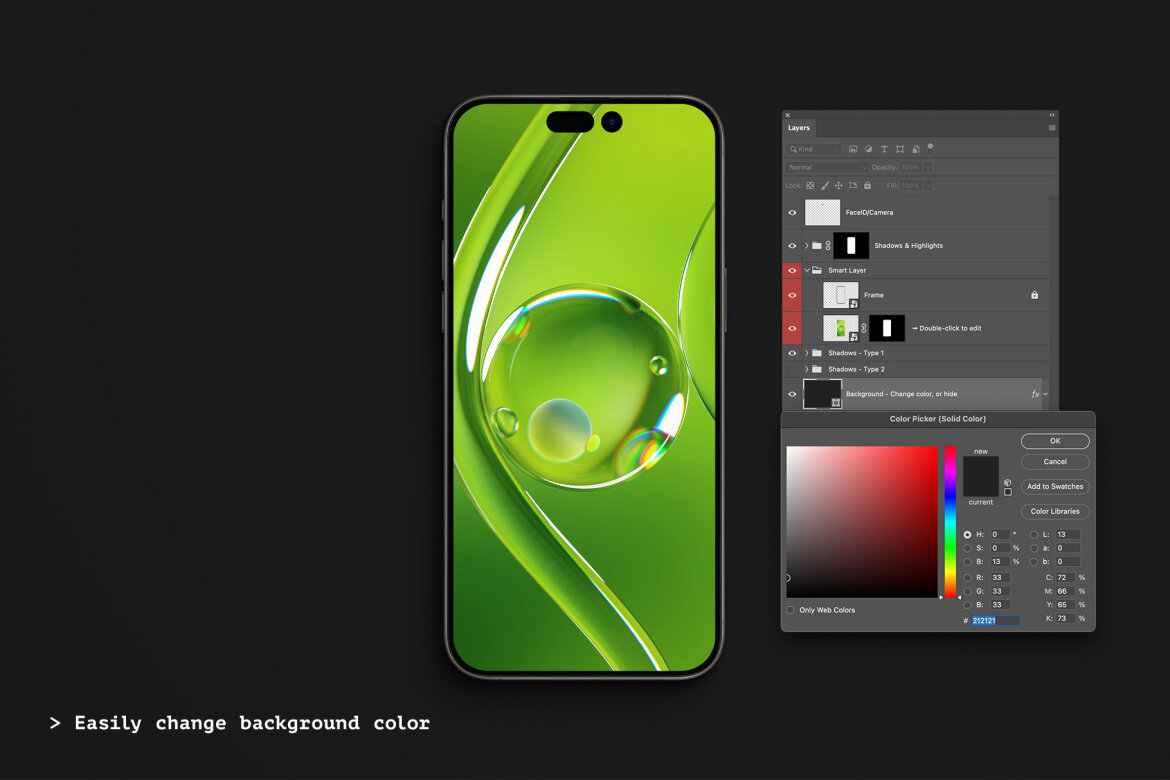 iPhone 15 Pro FREE Mockup - view 3