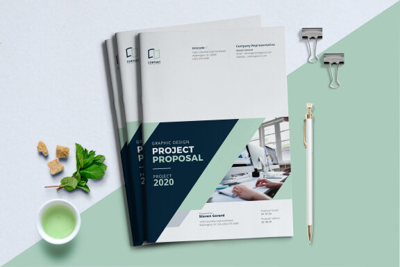 FREE Project Proposal Template - view 1