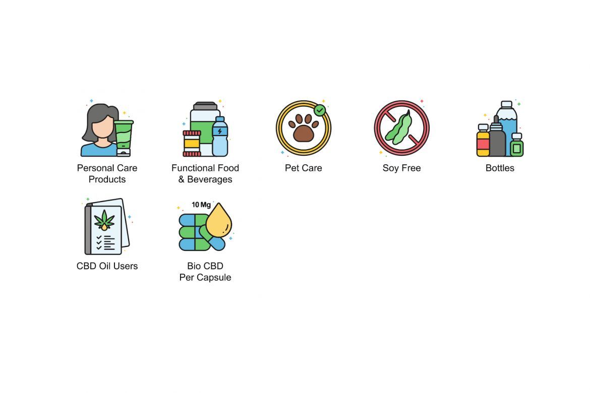 62 CBD Oil Icons | Vivid - view 5