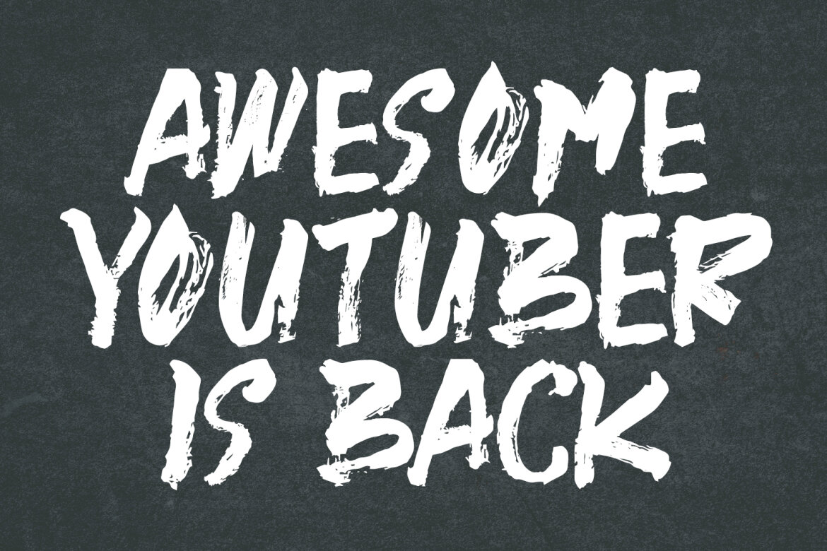 Wattels Brush Handmade FREE Font - view 7