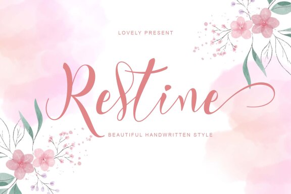 Restine FREE Romantic Script