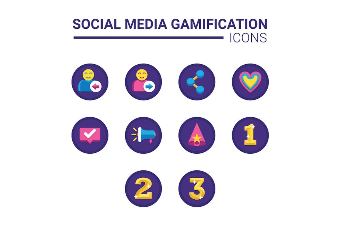 60 Gamification Icons | Orchid - view 5