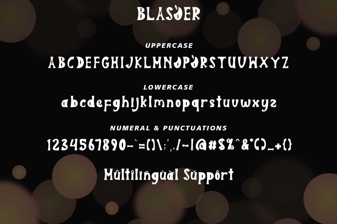 Blasqer FREE Font - view 7