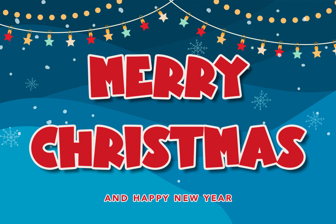 Santa On Duty FREE Christmas Font - view 6