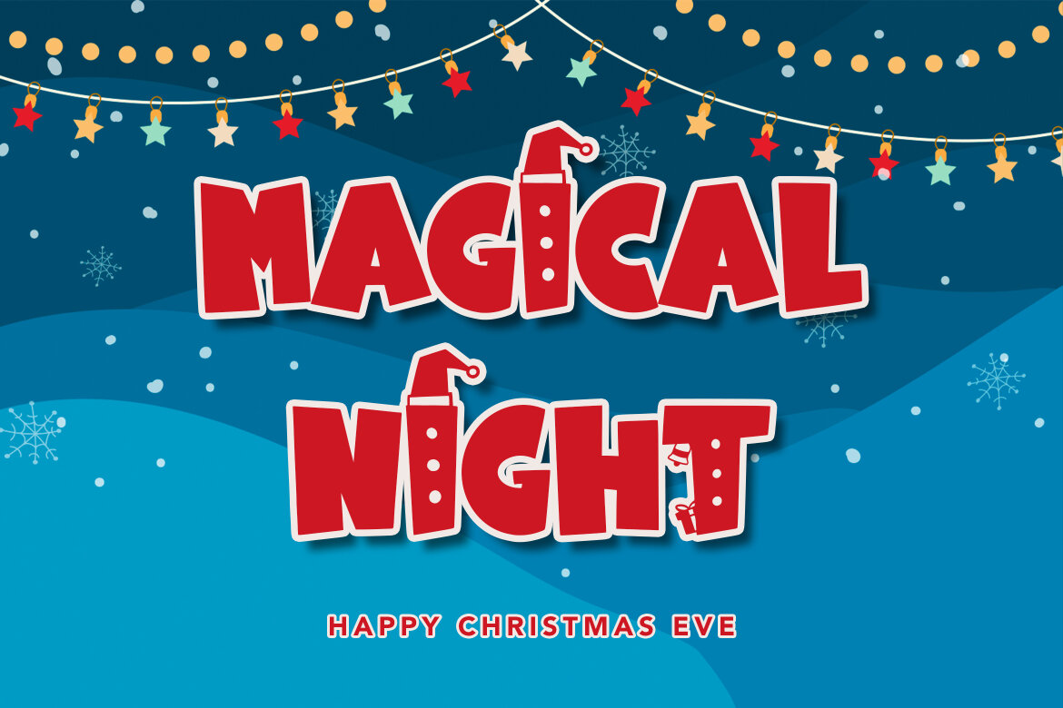 Santa On Duty FREE Christmas Font alt