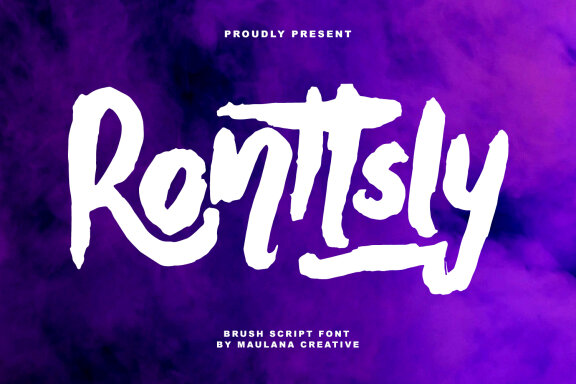 Ronttsly Brush FREE Font