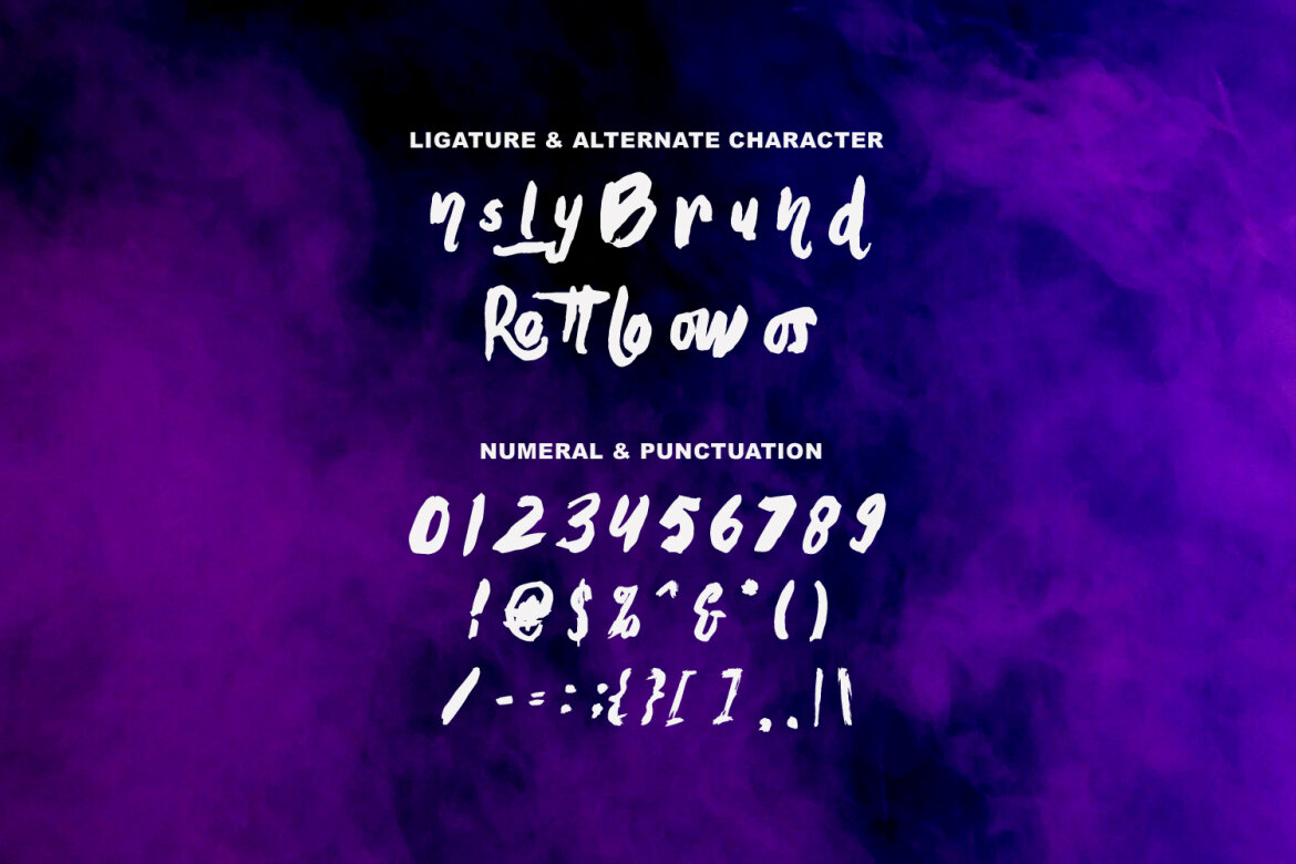 Ronttsly Brush FREE Font - view 4