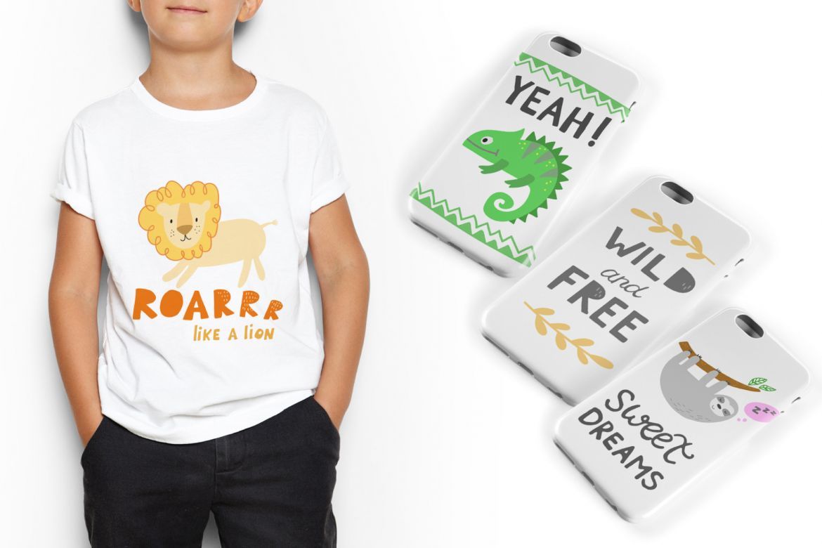 Jungle Animals Clip Art - view 5