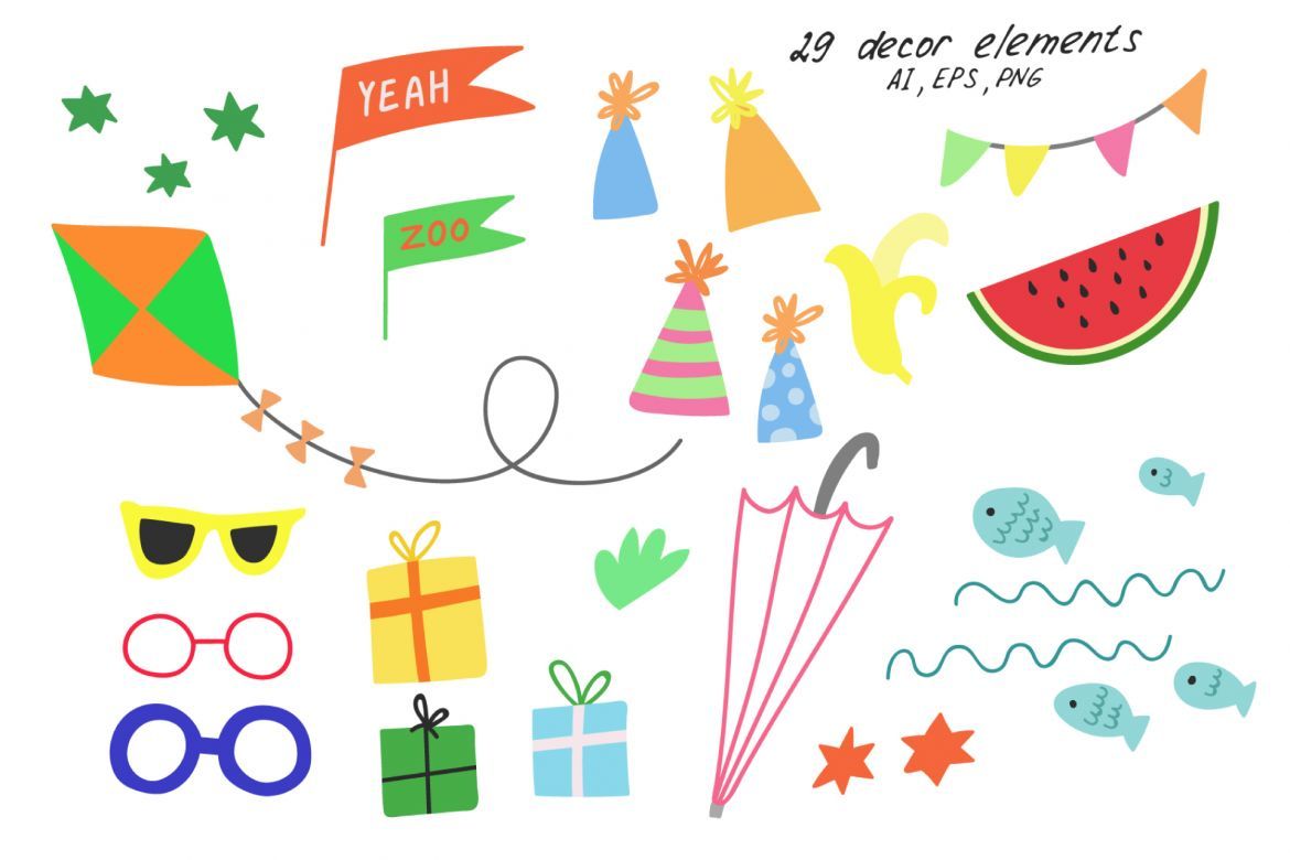 Jungle Animals Clip Art - view 8