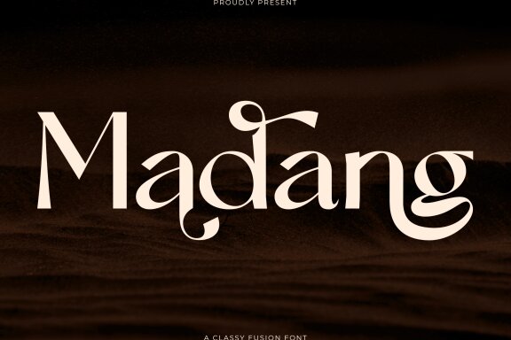 Madang - A Classy FREE Font
