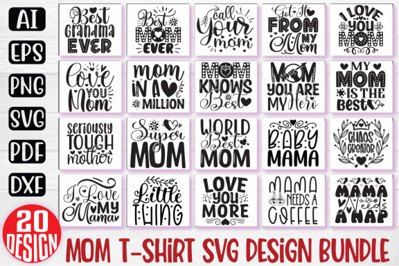 FREE Mother's Day Quotes T-shirt Bundle
