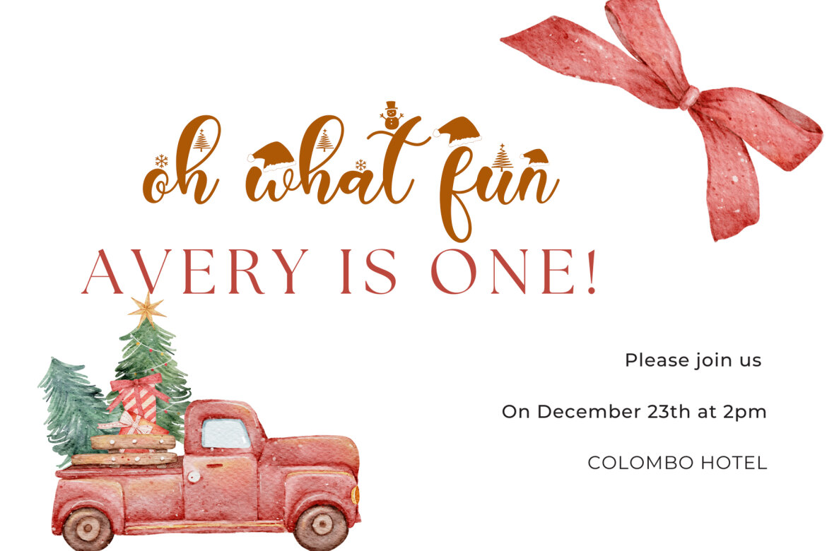 Christmas Peachy FREE Font alt