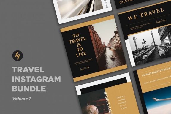 Travel Social Media Templates