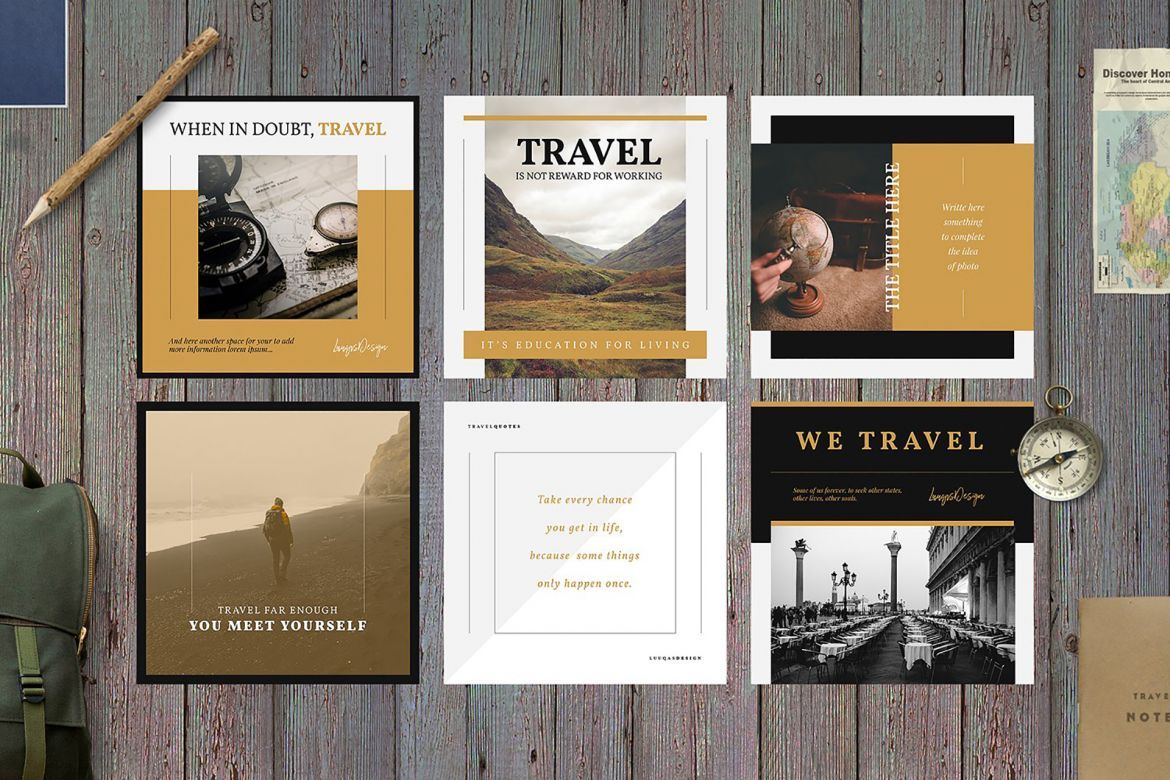Travel Social Media Templates alternate