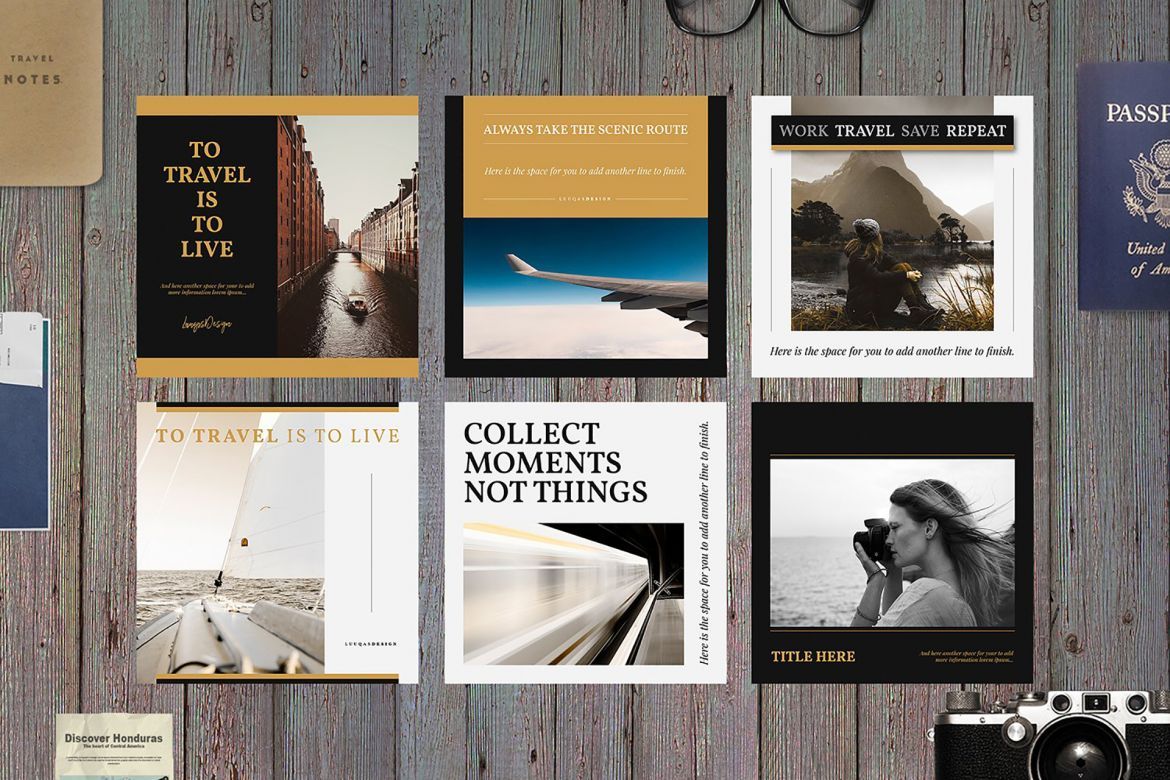 Travel Social Media Templates - view 3